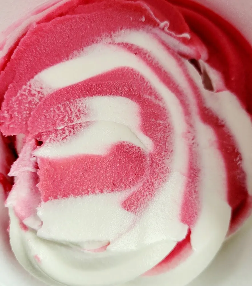 Pomegranate Dole Whip and Vanilla Twist